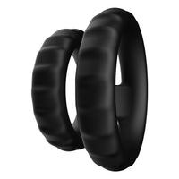 F-43 Tiered Cock And Ball Ring Black