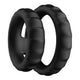 F-43 Tiered Cock And Ball Ring Black