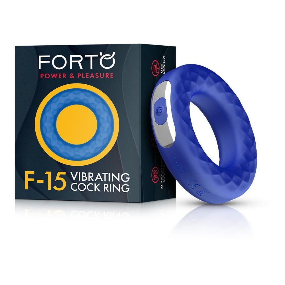 F-15 Vibrating Cockring Blue