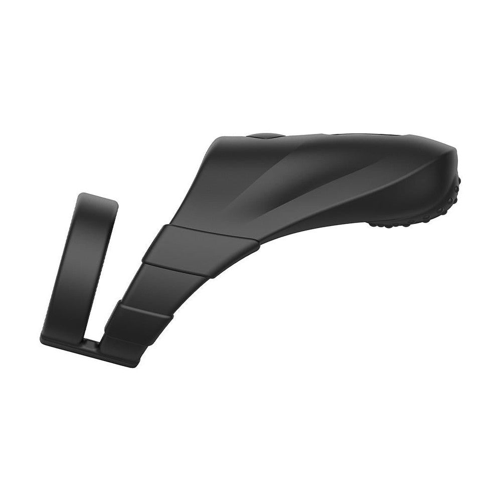 F-48 Vibrating Perineum Double C-Ring Black