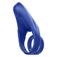 F-48 Vibrating Perineum Double C-Ring Blue