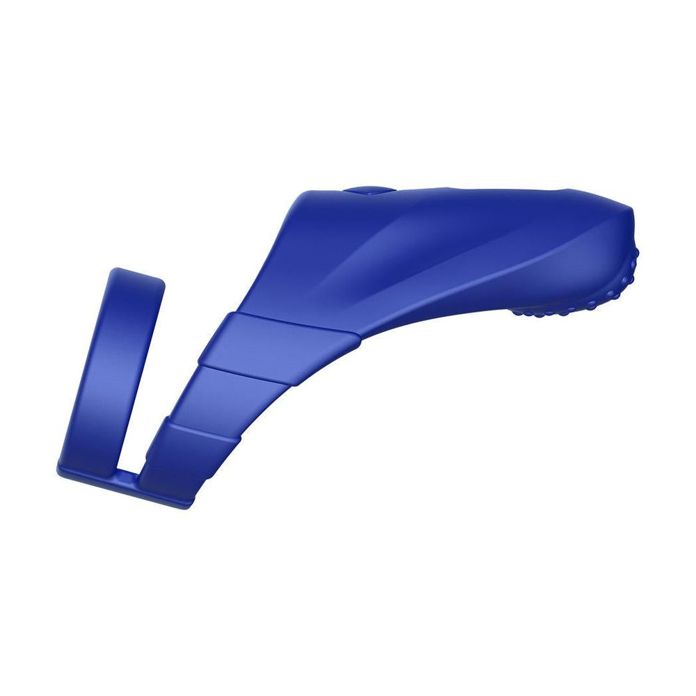 F-48 Vibrating Perineum Double C-Ring Blue