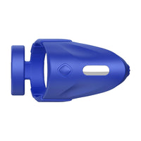 F-48 Vibrating Perineum Double C-Ring Blue