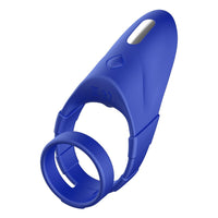 F-48 Vibrating Perineum Double C-Ring Blue