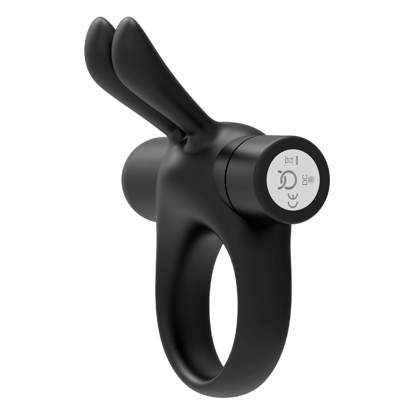 Bunny Vibrating Cockring Black