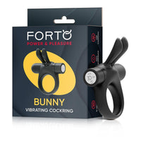 Bunny Vibrating Cockring Black