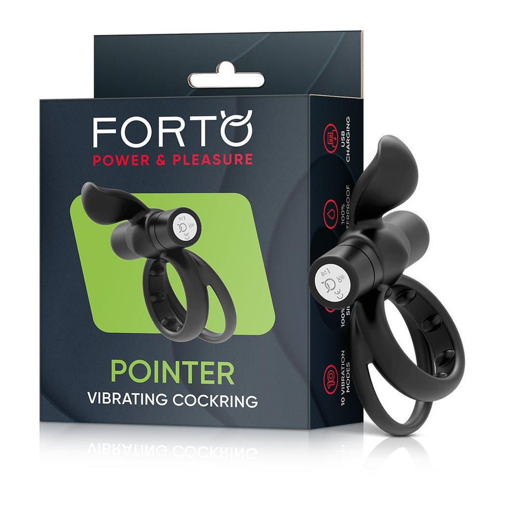 Pointer Vibrating Cockring Black