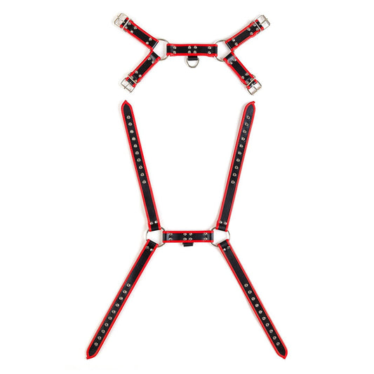 Man Bondage Body Harness Mod. 1 Black