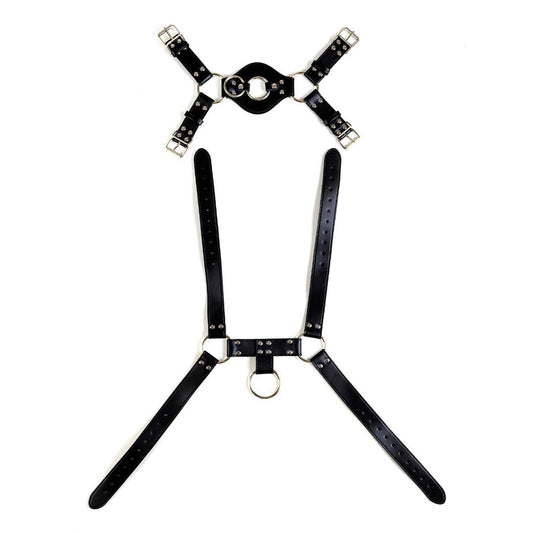 Man Bondage Body Harness Mod. 4 Black