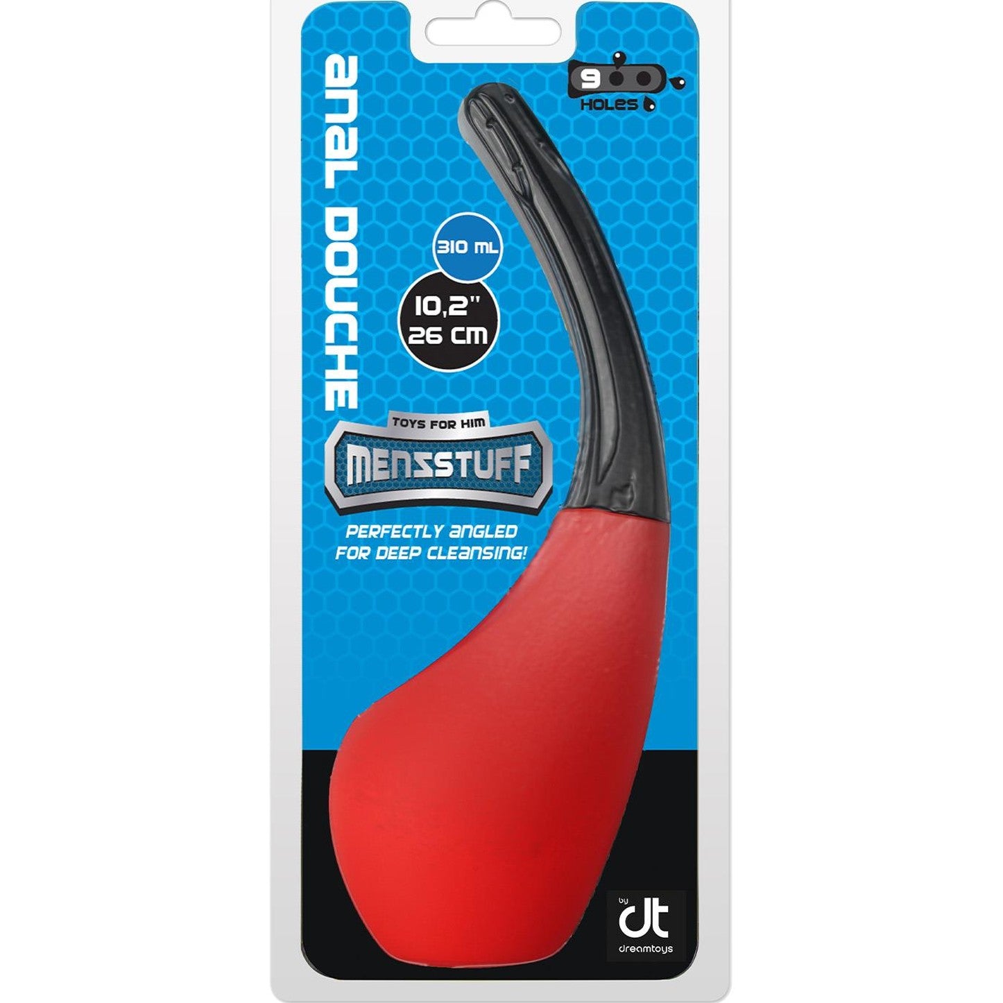 9 Hole Anal Douche Red/Black