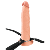 9 Inch Silicone Hollow Strap-On Dual Density