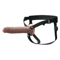 9 Inch Silicone Hollow Strap-On Dual Density