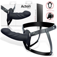 ACTION - strap-on ontolla dildolla koko L