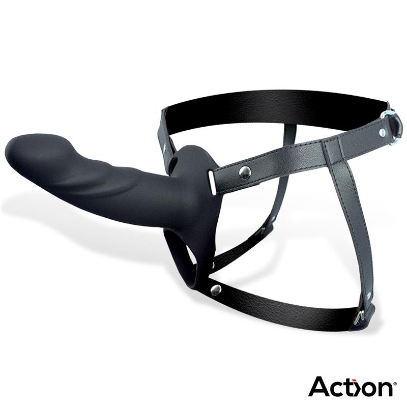 ACTION - strap-on ontolla dildolla koko L