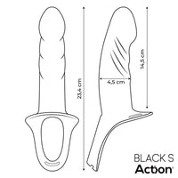 ACTION - strap-on ontolla dildolla koko s