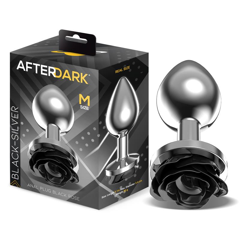 AFTERDARK - metallinen anaalitappi hopea