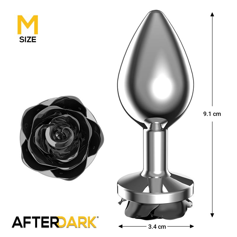 AFTERDARK - metallinen anaalitappi hopea