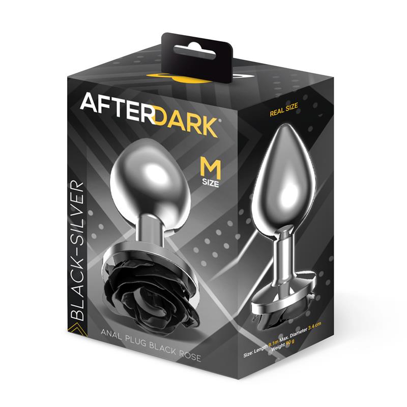 AFTERDARK - metallinen anaalitappi hopea