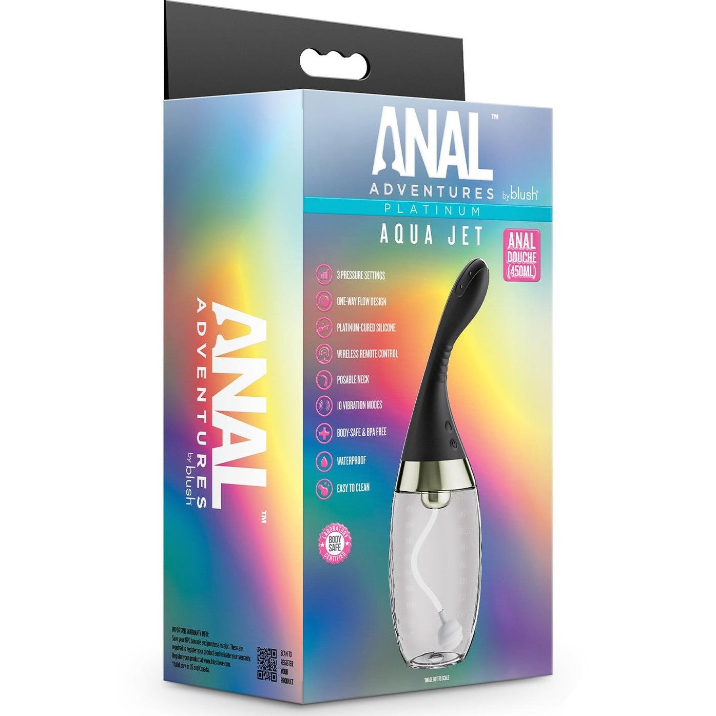 Aqua Jet Black Anal Douche