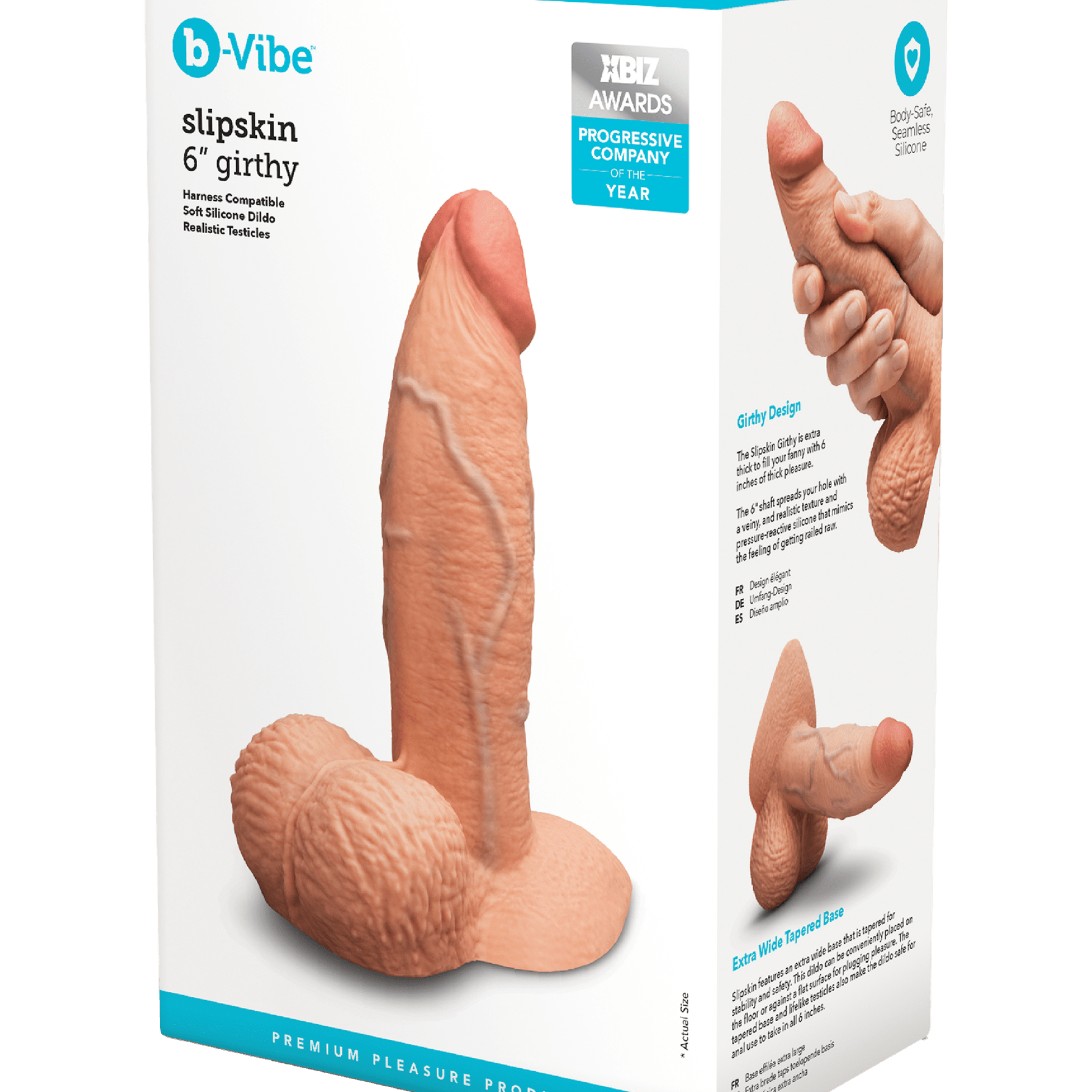 "Slipskin" dildo värinällä