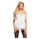 Bustier And Gstring White XL