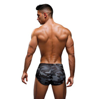 Camo Trunks With Dog Tag Black