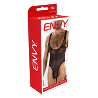 Fierce Deep V Mesh Bodysuit