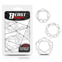 BEAST RINGS - 3 kpl penisrenkaat