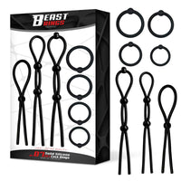 BEAST RINGS -setti silikoniset penisrenkaat