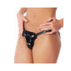 BONDAGE PLAY - nahkaiset strap-on valjaat