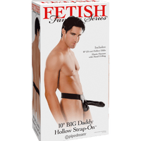 Big Daddy Hollow 10 Inch Strap-On Black