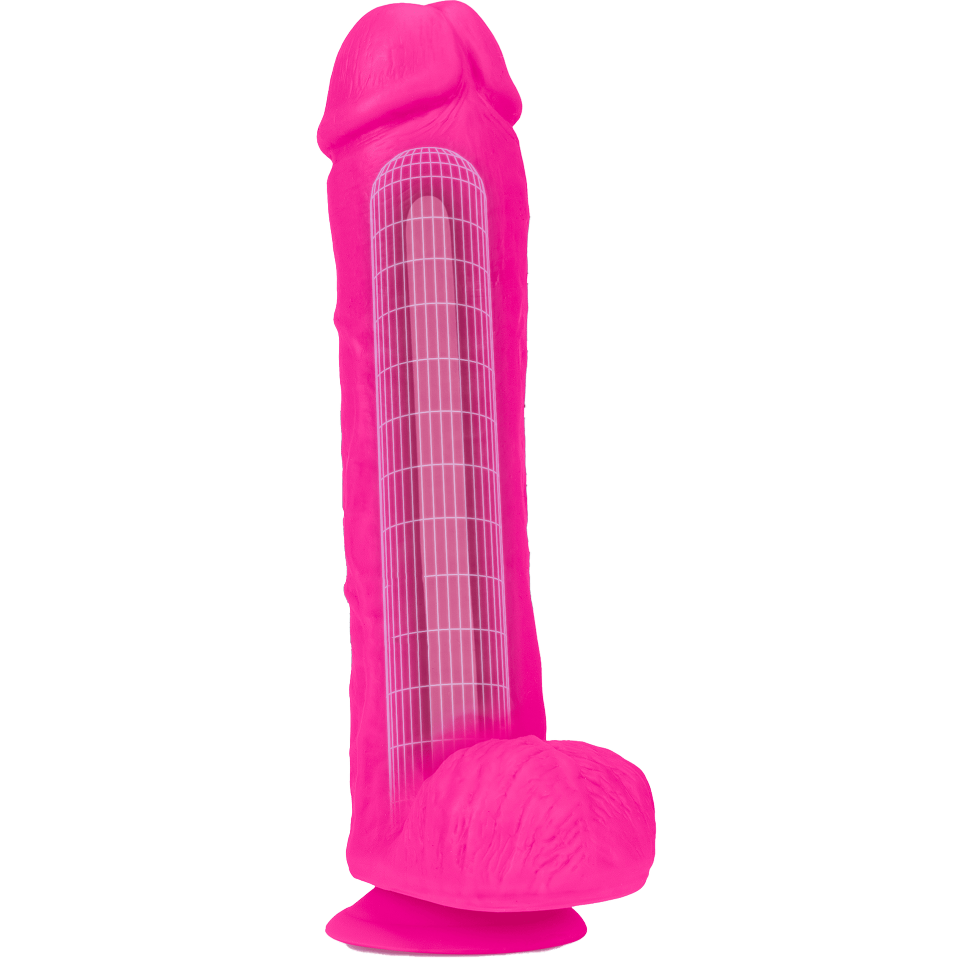 Bold Big John 11 Inch Dildo Pink