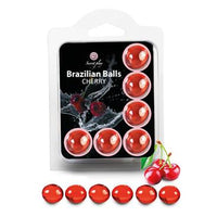 Brasilialaiset hierontapallot kirsikka 6kpl