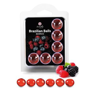 Brasilialaiset hierontapallot marjat 6kpl