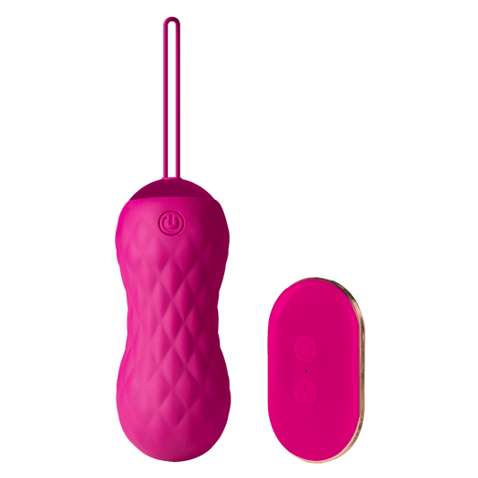 "Carina Velvet" vibraattorimuna kaukosäätimellä