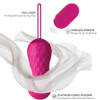 "Carina Velvet" vibraattorimuna kaukosäätimellä