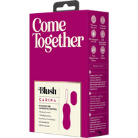 "Carina Velvet" vibraattorimuna kaukosäätimellä