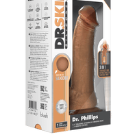 "Dr. Phillips" dildo vibraattorilla ja kaukosäätimellä