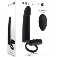 Dildo With Cockring Black