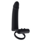 Dildo With Cockring Black