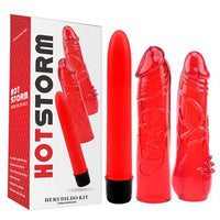 Dildo+vibraattori-setti