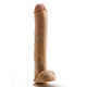 Dr. Michael 14 Inch Dildo With Balls Tan