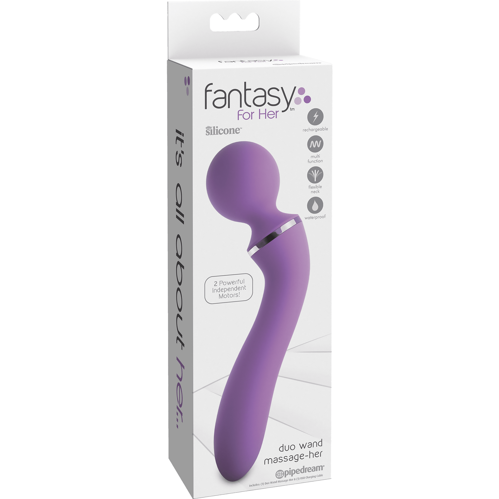 Duo Wand Massage-Her Purple