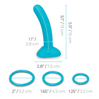 Every Body Strap-On Harness Set With 6 Inch Silicone Dildo Peg