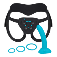 Every Body Strap-On Harness Set With 6 Inch Silicone Dildo Peg