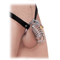 Extreme Chastity Belt Silver