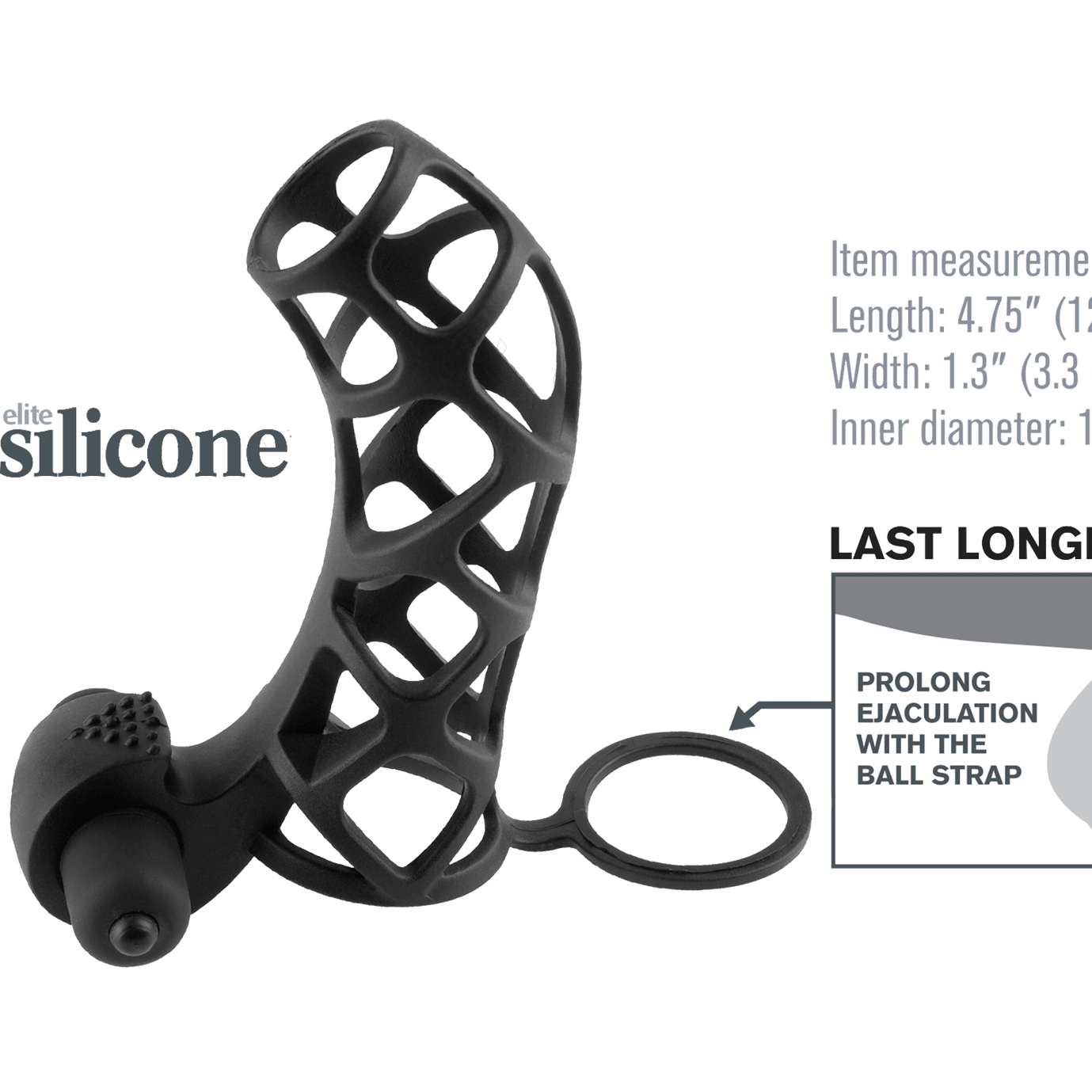Extreme Silicone Power Cage Black
