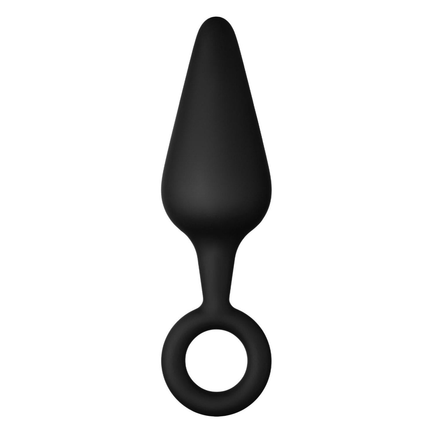 F-10 Silicone Plug W/ Pull Ring Large Black