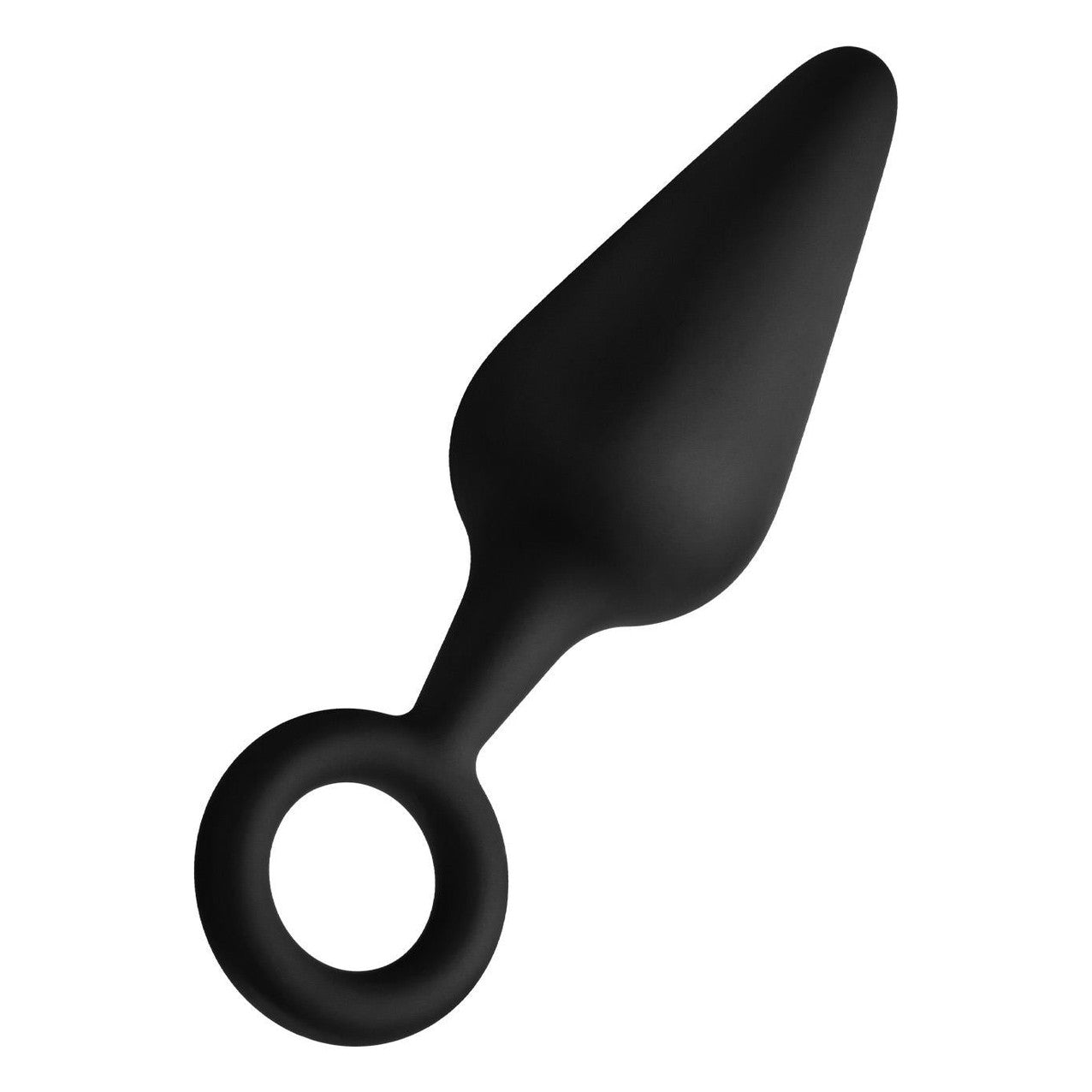 F-10 Silicone Plug W/ Pull Ring Large Black