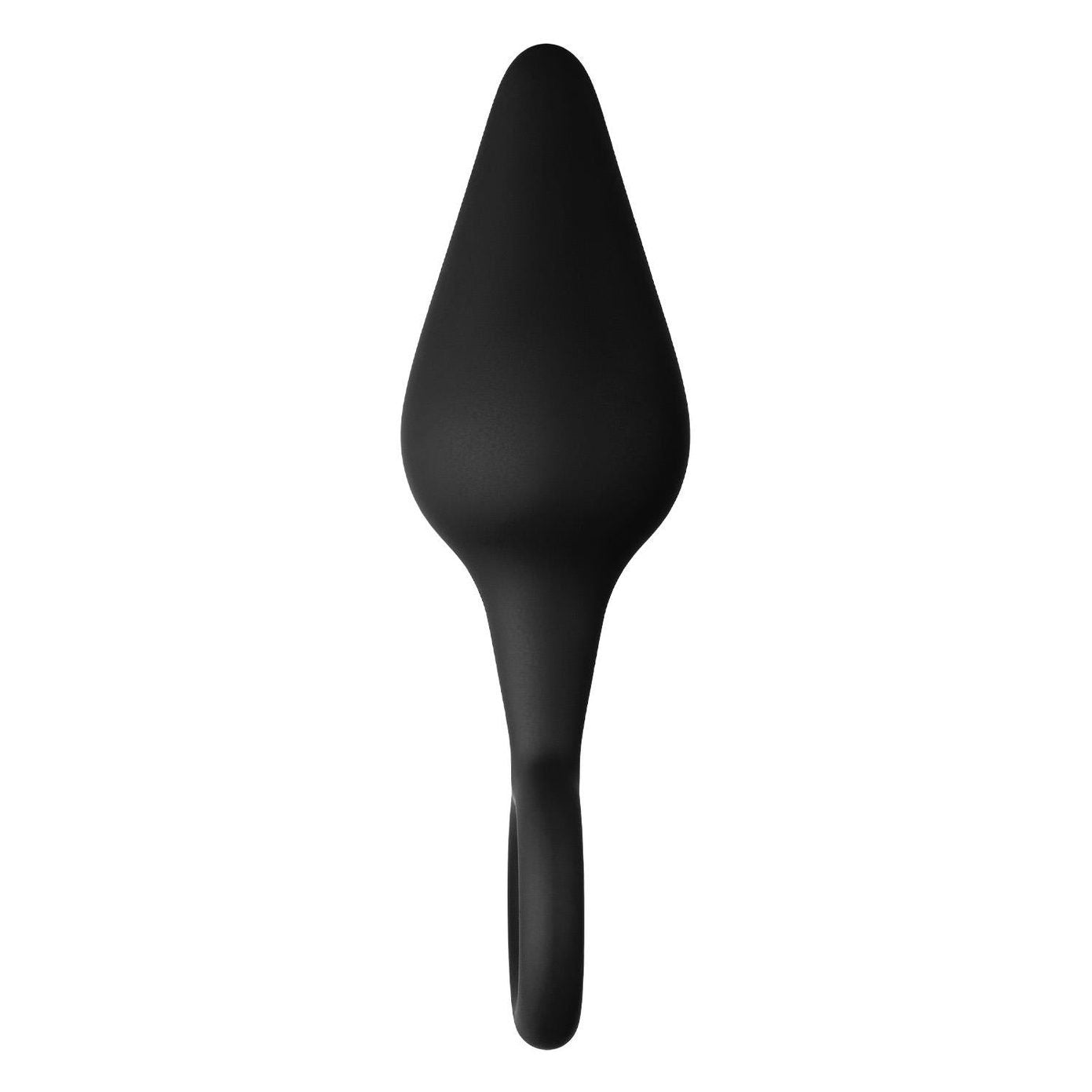 F-10 Silicone Plug W/ Pull Ring Small Black